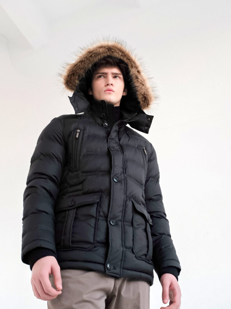 ALESSANDRO DELL’ ACQUA пуховик укорочённый