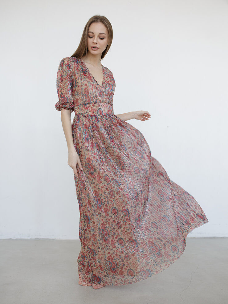 BA&SH платье из вискозы