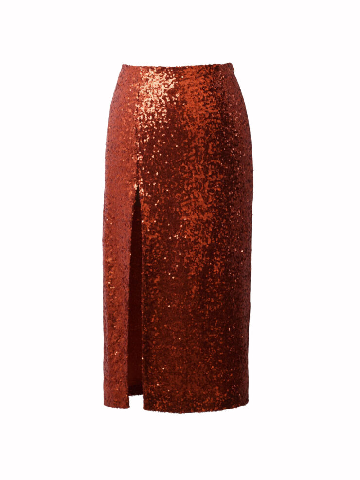РЕКА юбка с отделкой пайетками
