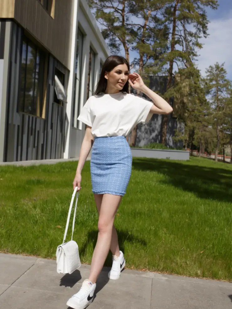 by KOREA юбка из твида