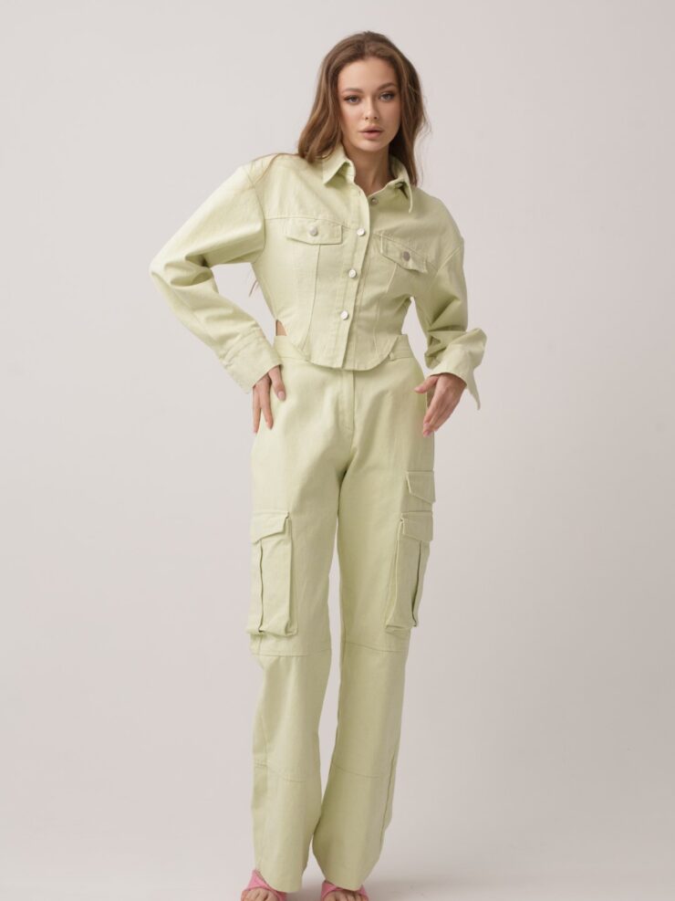 by KOREA костюм карго мята