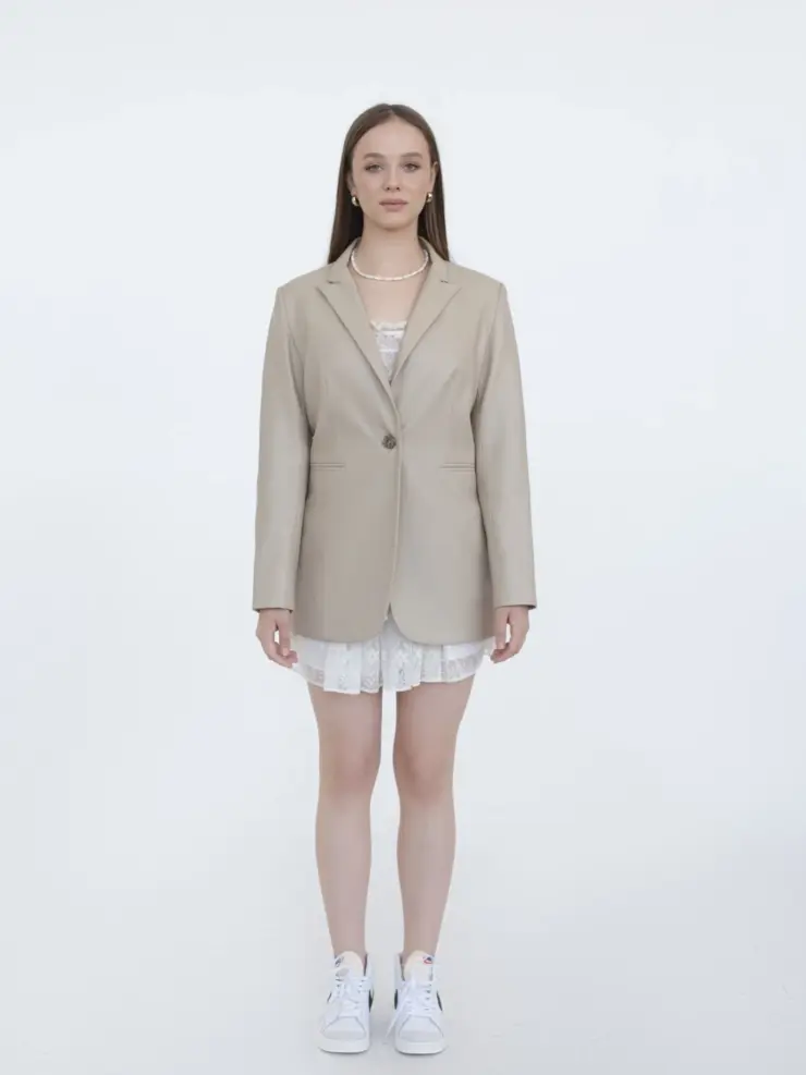 РЕКА жакет из экокожи