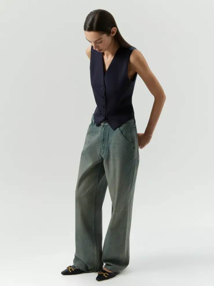 EMKA lжинсы Wide Leg 271